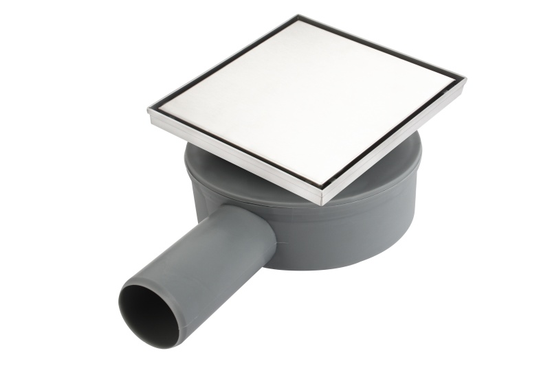 Plastic point drain with square holes pattern high quality SUS 304